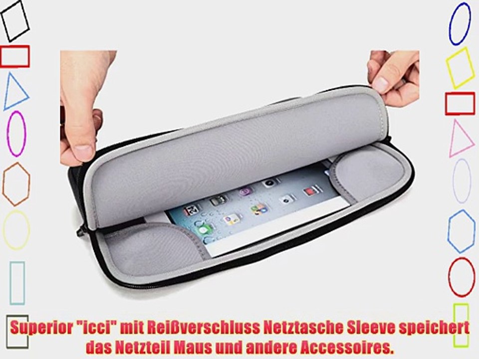 Notebooktasche 12 Zoll icci [Shockproof] Laptoph?lle Laptoptasche Notebooktasche Schutzh?lle