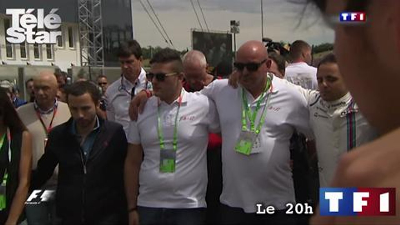 Le 20h TF1 - Hommage à Jules Bianchi au Grand Prix de Hongrie - Dimanche 26 juillet 2015