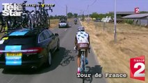 Tour de France - La terrible chute de Jean-Christophe Péraud lors de la 13ème étape - Vendredi 17 juillet 2015