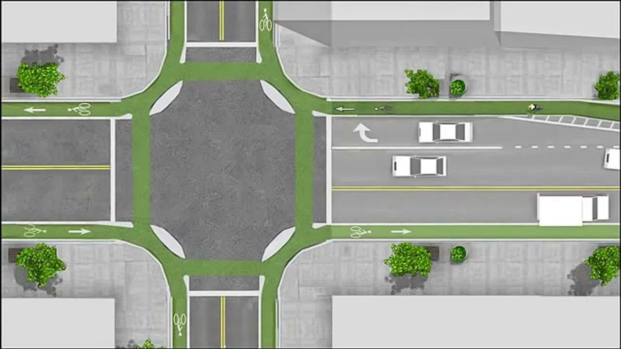 Jak projektuje się skrzyżowania w Holandii bezpieczne dla rowerzystów