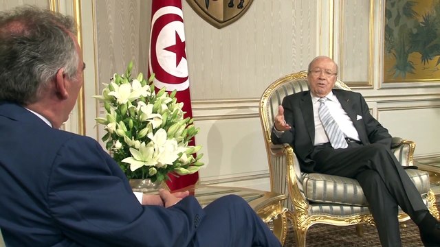 Rencontre avec Le président tunisien Béji Caïd Essebsi