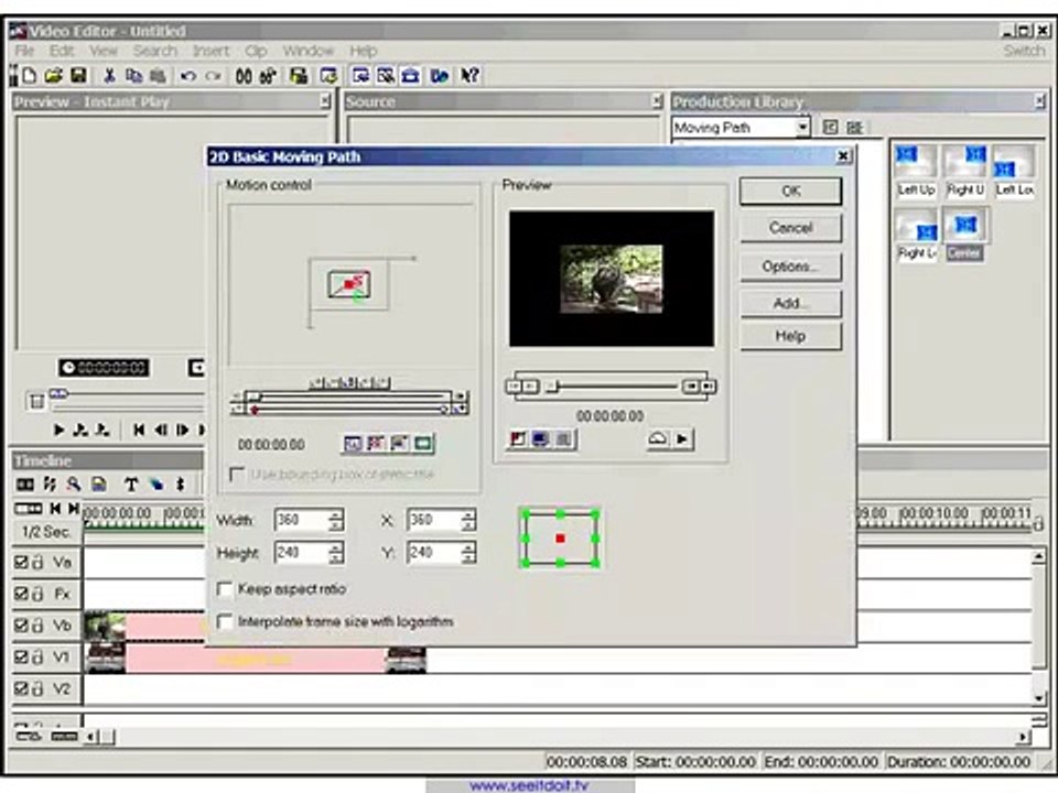 MediaStudio Pro 7 - Picture In Picture Effect