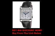 SALE Baume & Mercier Men's 10026 Silver Dial Black Strap Automatic Watch