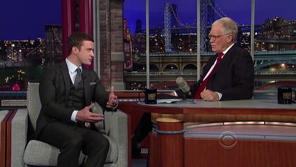 Justin Timberlake on David Letterman  [October 2011 ]