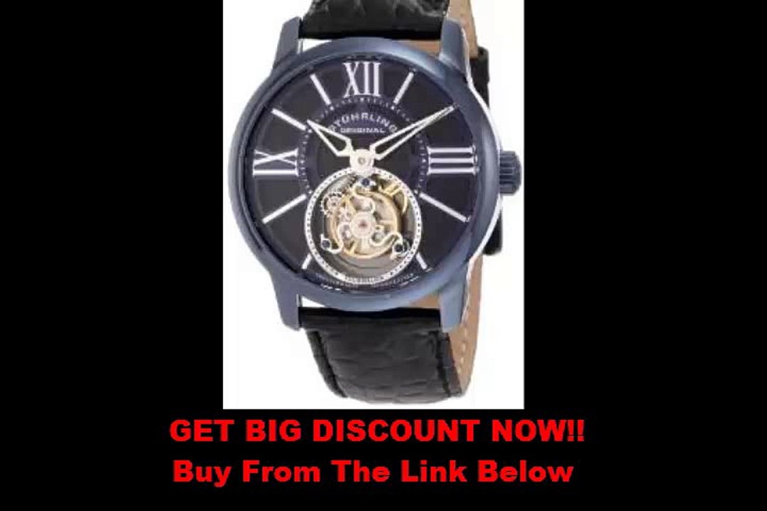 UNBOXING Stuhrling Original Men's 296D.33XX6 Tourbillon Viceroy Tourbillon Limited Edition Mechanical Blue Watch