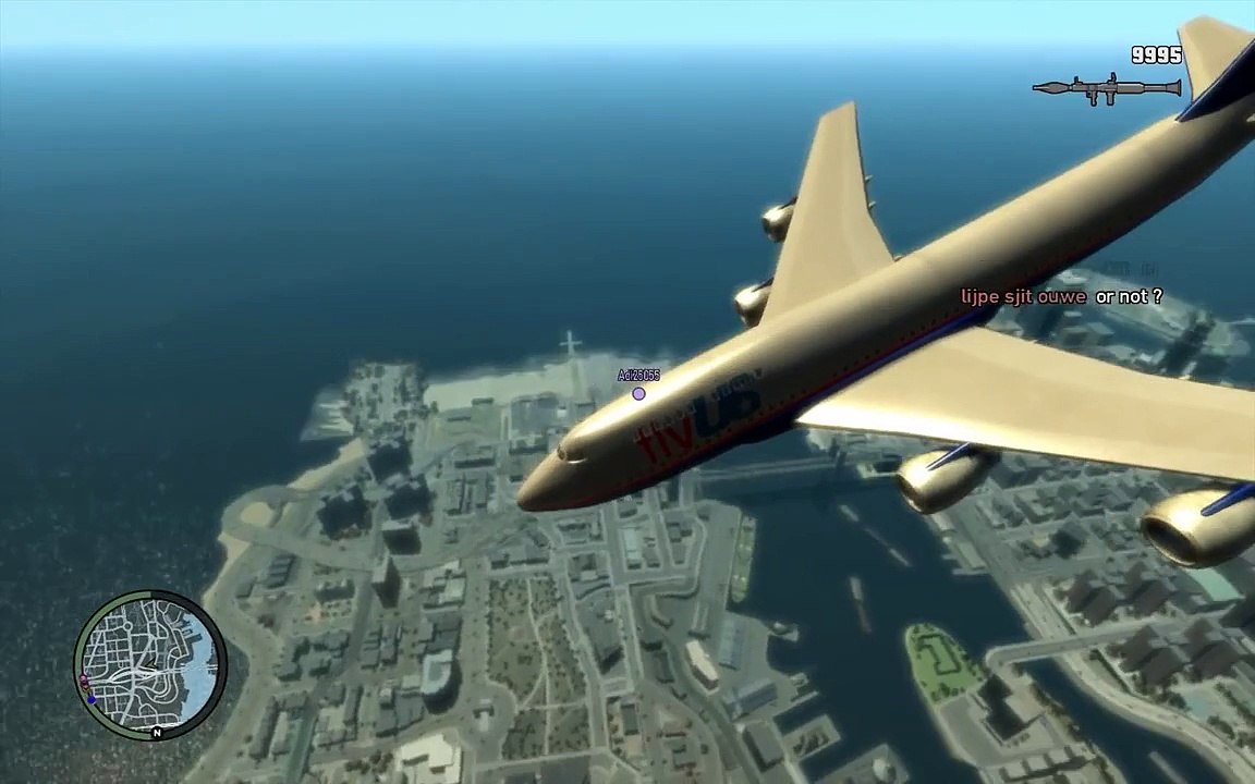 Fly big plane in gta iv no fake !!!