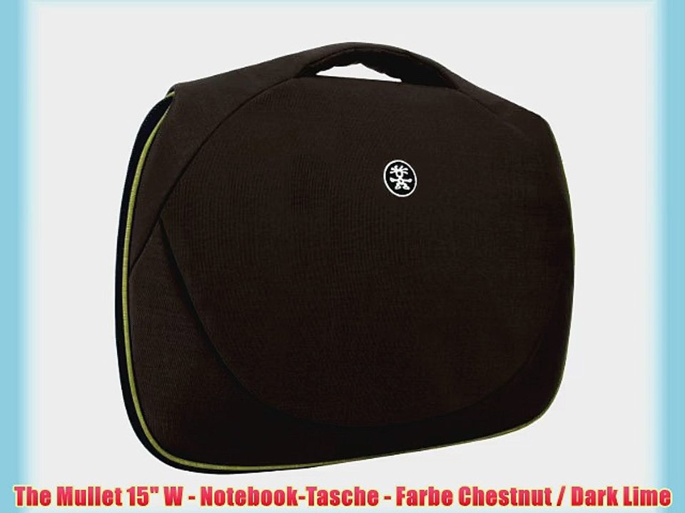 The Mullet 15 W - Notebook-Tasche - Farbe Chestnut / Dark Lime