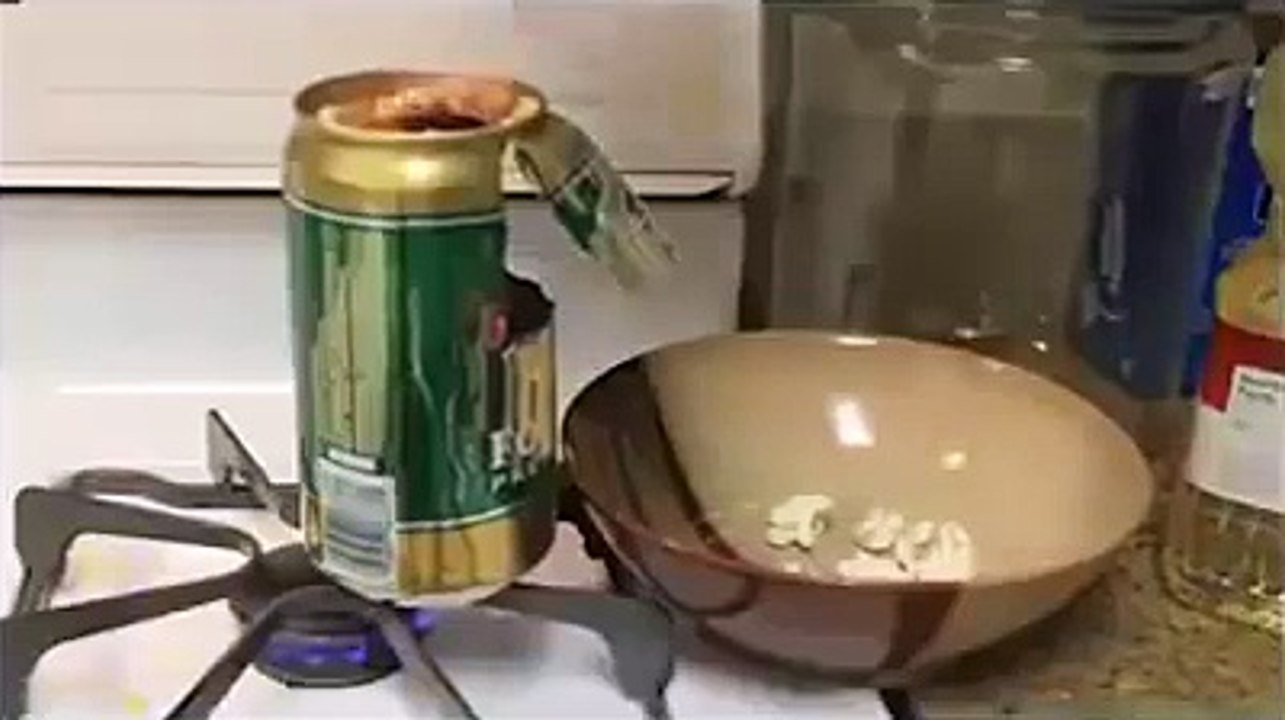 Making popcorn like a boss