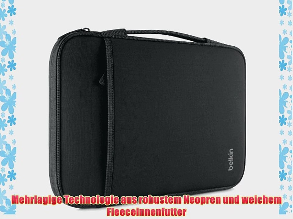 Belkin B2B075-C00 Sleeve (geeignet f?r Laptop/Chromebook bis 356 cm (14 Zoll)) schwarz