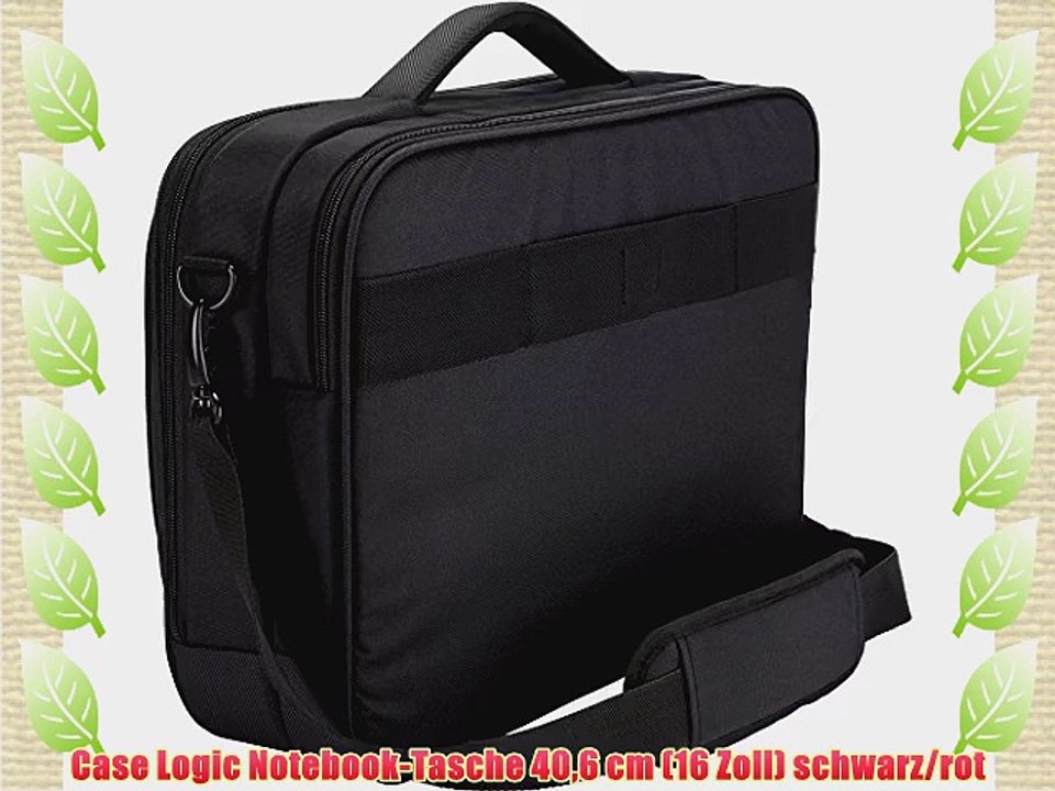 Case Logic Notebook-Tasche 406 cm (16 Zoll) schwarz/rot