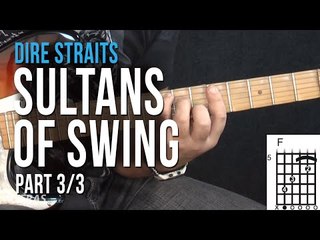 Dire Straits - Sultans Of Swing - Part 3/3 (como tocar - aula de guitarra)