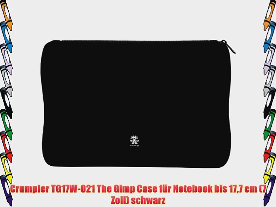 Crumpler TG17W-021 The Gimp Case f?r Notebook bis 177 cm (7 Zoll) schwarz