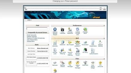 change your cpanel password