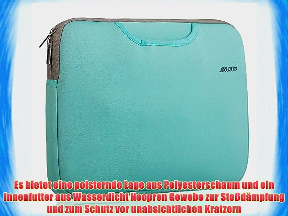 Mosiso - Wasserdicht Neopren Tasche H?lle Aktentasche Sleeve f?r 381-396 cm (15-156 Zoll) Laptop