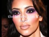 Kim Kardashian INSPIRED look (purple & blue smokey eye)