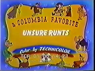 Classic Short Film Fox and Crow Unsure Runts