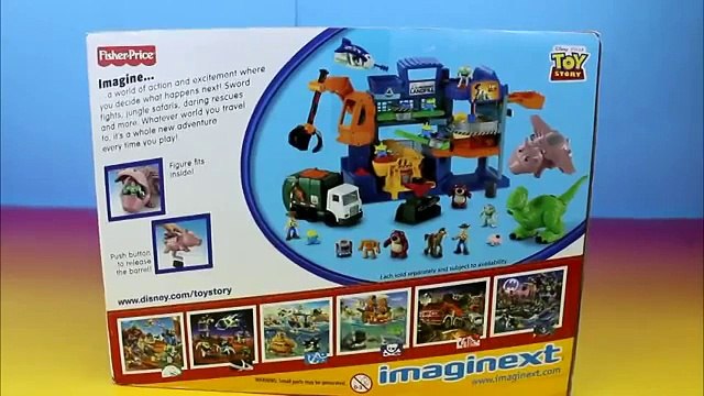 Disney Pixar Toy Story Imaginext Evil Dr Porkchop s Spaceship Buzz Lightyear & Rex