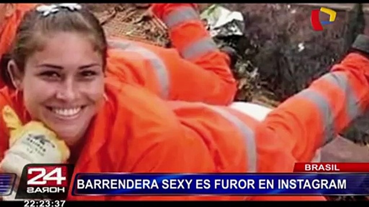 Brasil: barrendera sexy causa furor en las redes sociales