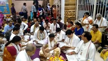 Aniruddha Bapu - Shree Rudrabhishek seva at Shree Aniruddha Gurukeshetram - 13 April 2015