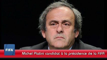 Platini officiellement candidat à la présidence de la FIFA