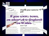 Born or Adopted in England or Wales UK Deed Poll Service