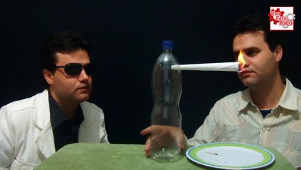 Como hacer una catarata de humo (Experimento de física)