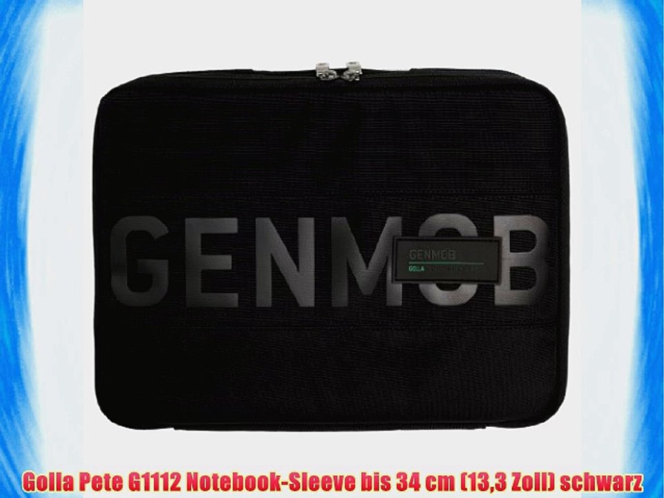 Golla Pete G1112 Notebook-Sleeve bis 34 cm (133 Zoll) schwarz
