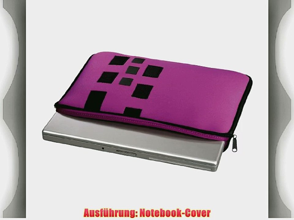 Hama Neopren Notebook-Cover Cuboid f?r MacBook bis 34 cm (133 Zoll) pink