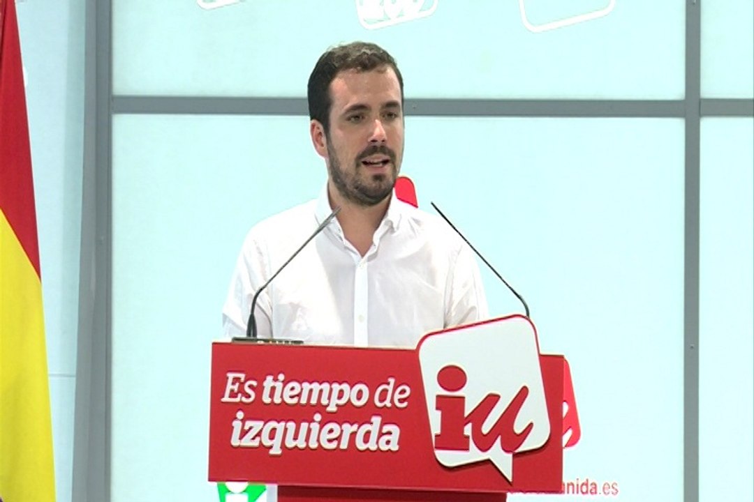 Garzón se muestra "optimista" de cara a las elecciones