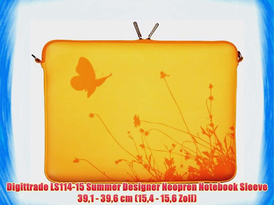 Digittrade LS114-15 Summer Designer Neopren Notebook Sleeve 391 - 396 cm (154 - 156 Zoll)