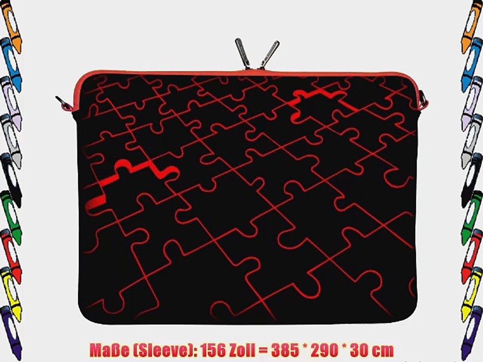 Digittrade LS110-15 Puzzle Notebooktasche Neopren H?lle Laptop Sleeve 156 Zoll