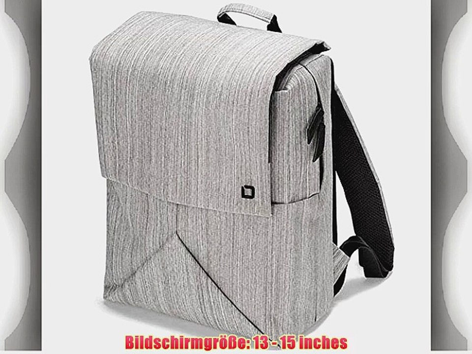 DICOTA Code Backpack 13-15 (f?r Notebooks bis 381 cm) Notebook-Rucksack mit Tablet-Fach / grau