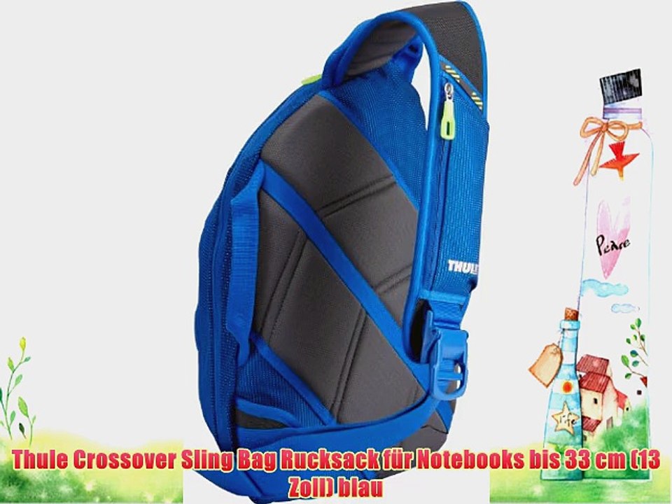 Thule Crossover Sling Bag Rucksack f?r Notebooks bis 33 cm (13 Zoll) blau