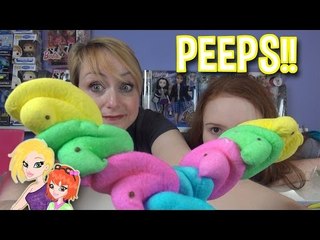 ♥ Peeps Taste Test Challenge | Mommy and Gracie Show ♥
