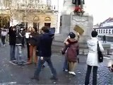 Free hugs campaign in Ljubljana, Slovenia!!!