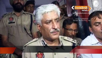 Press Conference of DGP Sumedh Saini over Dinanagar Terror attack