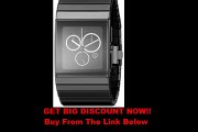 SPECIAL DISCOUNT Rado Men's R21714152 Ceramica Black Dial Ceramic Chronograph Watch