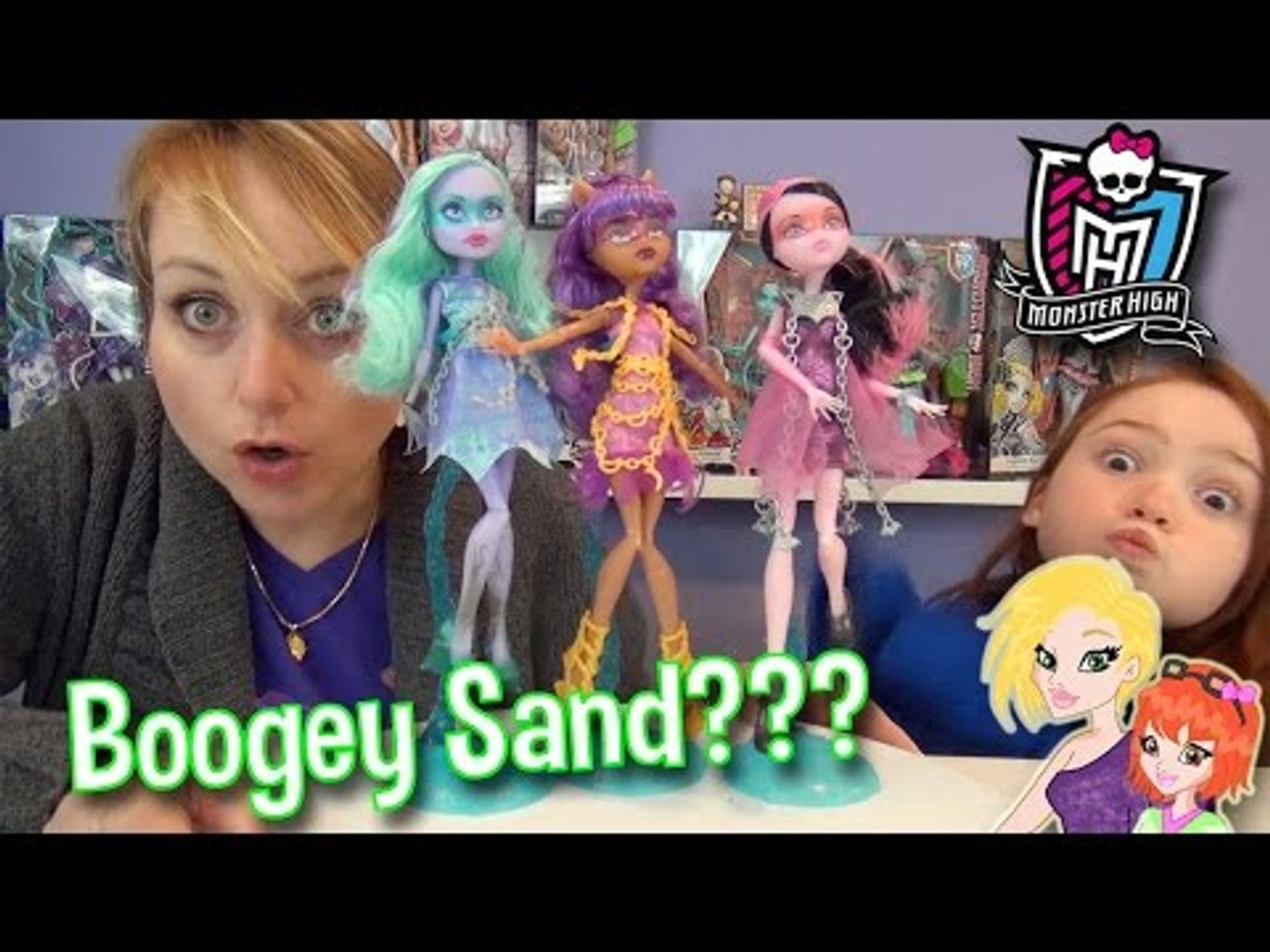 Monster High Haunted Twyla, Clawdeen and Draculaura Dolls Review - video  Dailymotion