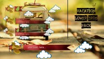 After Effects Project Files - Vacation Lower Thirds Pack - VideoHive 7706589