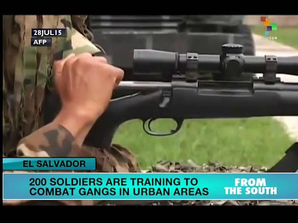El Salvador: Soldiers Training to Combat Gang Violence