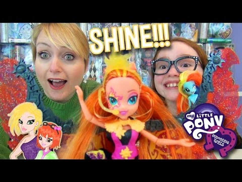 My Little Pony Equestria Girls Rainbow Rocks Sunset Shimmer Time to Shine Doll Review