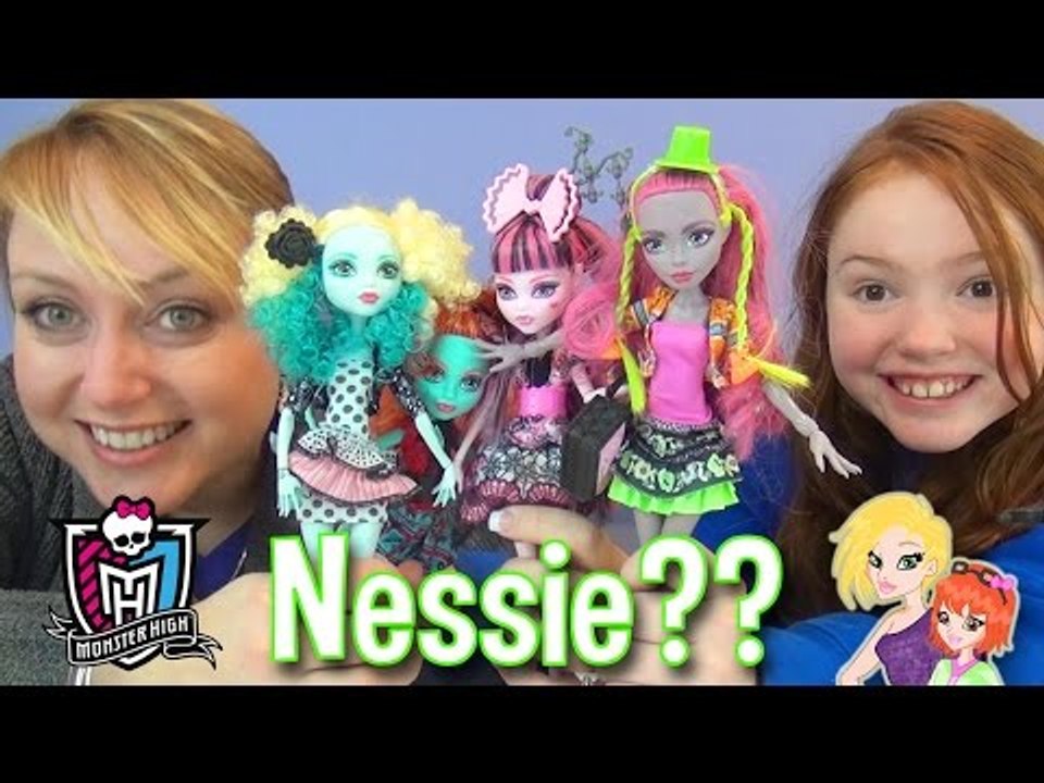 Monster High Exchange Lorna McNessie, Marisol Coxi, Lagoona and Draculara Dolls Review