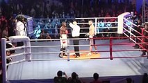 Afghan boxer Hamid Rahimi wins first professional fight in Afghanistan by TKO