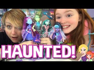 Monster High Haunted Dolls  Vandala, Porter, River and Kiyomi Dolls Review