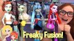 Monster HIgh Freaky Fusion Frankie Ghoulia Operetta and Scarah Dolls Review