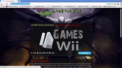 Free Wii points codes