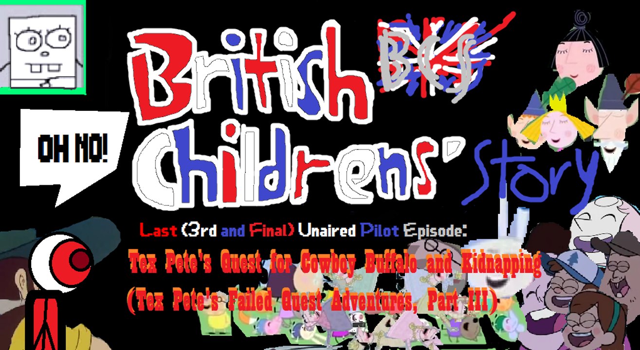 British Childrens' Story - Tex Pete's Quest for Cowboy Buffalo and Kidnapping (Part 3)