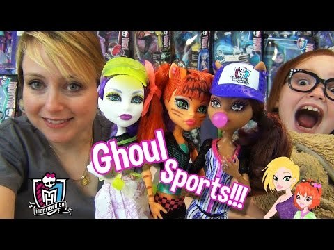 Monster High Ghoul Sports Clawdeen, Torelei and Spectra Dolls Review