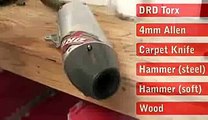 How to repack DRD Exhaust / Muffler