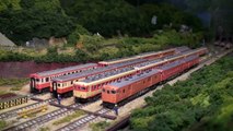 鉄道模型　ジオラマ走行シーン特集　キハ58　Model Railroad　Japanese Dieseltrain